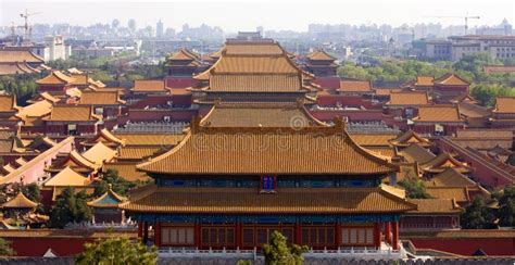 Forbidden City, Emperor S Palace, Beijing, China Stock Photo - Image of ...