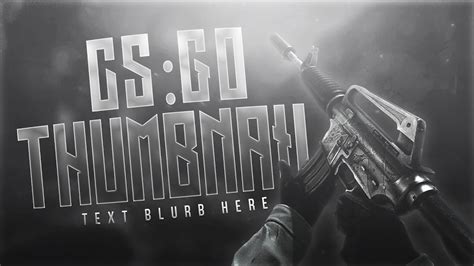 FREE CS:GO Thumbnail Template - YouTube