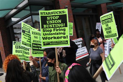 Starbucks Workers Strike to Protest the Company’s Harsh Union Busting ...