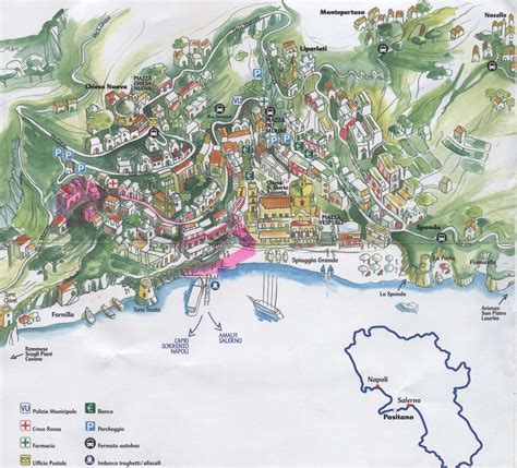 Positano Hotel Map