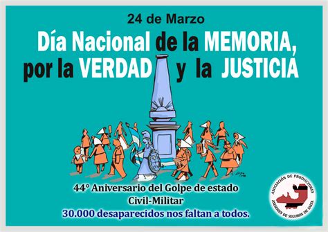 24 de marzo – Día Nacional de la Memoria por la Verdad y la Justicia - APASS | Asociación ...