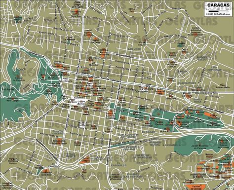 Mapas de Caracas - Venezuela | MapasBlog