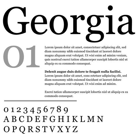 Georgia Font Family — Pixelbag Free Design Resources