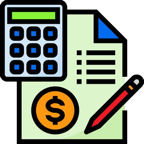 Accounting srip Lineal Color icon