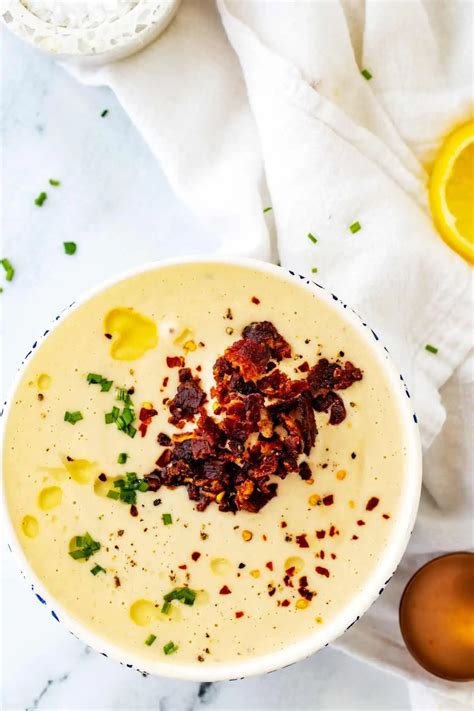 Keto Cauliflower Soup - Kicking Carbs