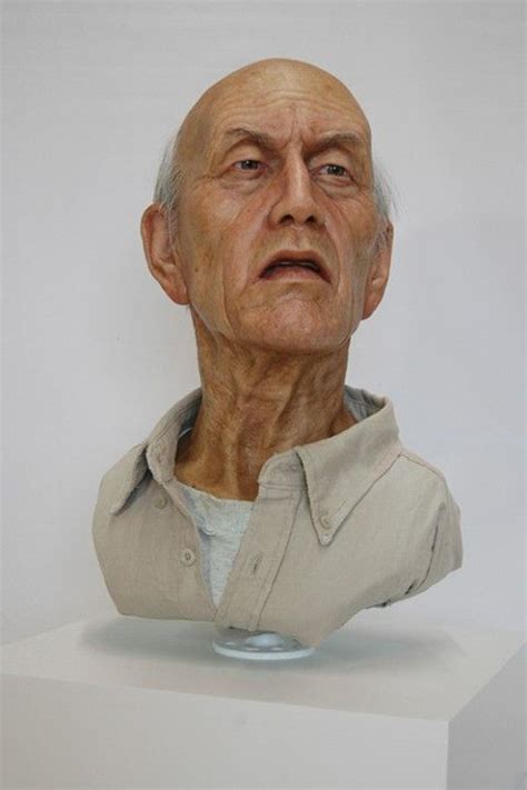 Hyper-realistic sculpture by Jamie Salmon | Ozarts Etc | Human sculpture, Portrait sculpture ...