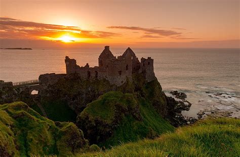 Online crop | HD wallpaper: Castles, Dunluce Castle, Antrim, Ireland ...