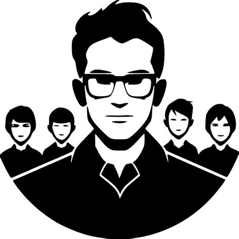 Teacher - Black and White Isolated Icon - Vector illustration 28808266 Vector Art at Vecteezy