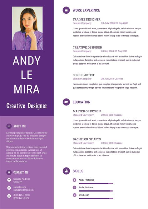 Fashion Stylish Resume Template - Free Download | Resume template free, Resume template, Free ...