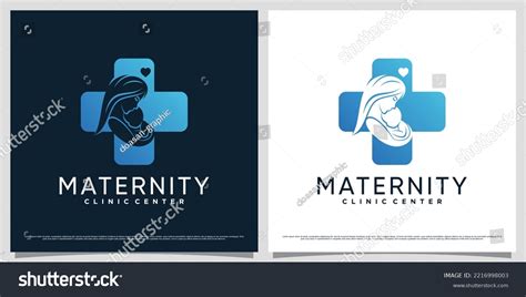 Maternity Clinic Logo Design Template Mom Stock Vector (Royalty Free) 2216998003 | Shutterstock