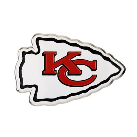 Kansas City Chiefs Aluminum Team Emblem - Sunburst Reflections