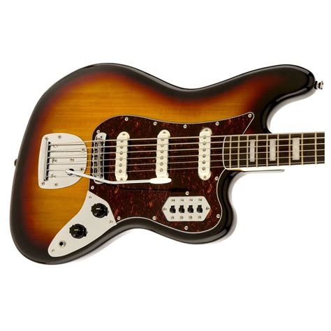 Squier Vintage Modified Bass VI, 3-Tone Sunburst na Gear4Music.com