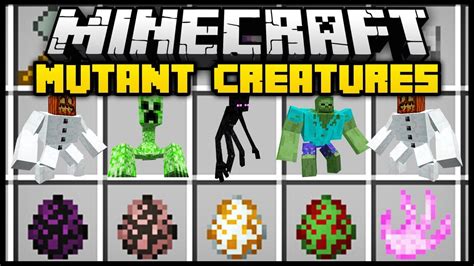 Minecraft MUTANT CREATURES MOD! (Mod Showcase) - YouTube