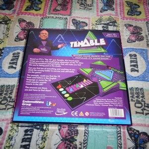 Tenable Board Game Based on the Popular TV Game Show Warwick Davis Inc. Plastic Playing Frame ...