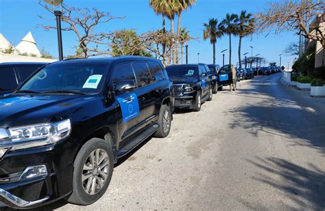 Protection and armoured vehicles deployed for EU’s election observers ...