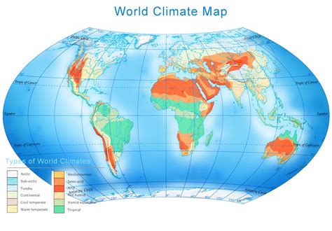 World Climate map