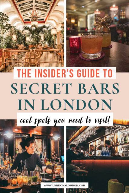 Secret Bars in London: 17 Bars You Shouldn't Miss — London x London