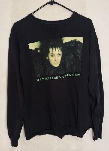 Beetlejuice Winona Ryder my wholelife is a dark room shirt Size Large ...