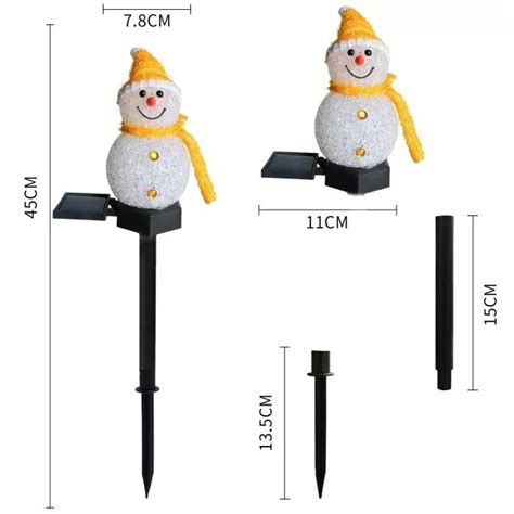 Waterproof Solar Snowman Lamp – Reinsho