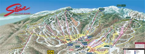 Stowe Mountain Resort Trail Map • Piste Map • Panoramic Mountain Map