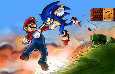 Dibujos de Mario Bros y sonic - Imagui