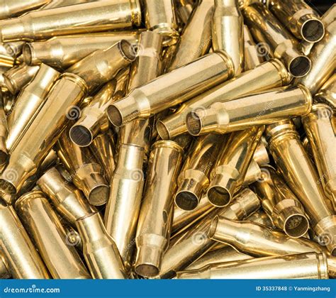 Pile of Empty Bullet Shells Stock Photo - Image of abstract, hole: 35337848