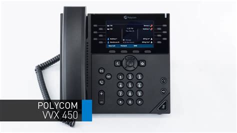 Polycom VVX 450 - YouTube