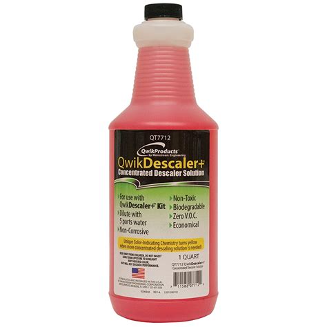 Buy QwikDescaler + Concentrated Descaler Solution, Descaling Solvent ...