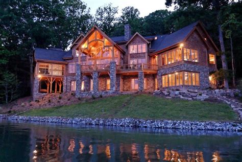 Pin by Katrina Joy on Mansions | Rustic house plans, Lake house plans, Mountain dream homes