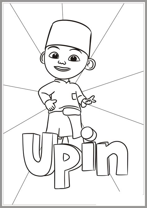 Upin Ipin - Free Coloring Pages
