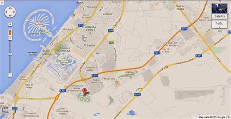 UAE Dubai Metro City Streets Hotels Airport Travel Map Info: Detail Jumeirah Golf Estates Dubai ...