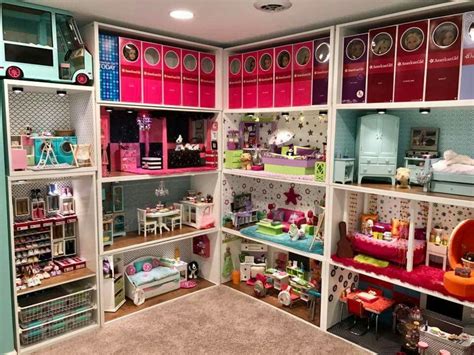 Pin by Linnie Green on American girl | American girl doll house ...