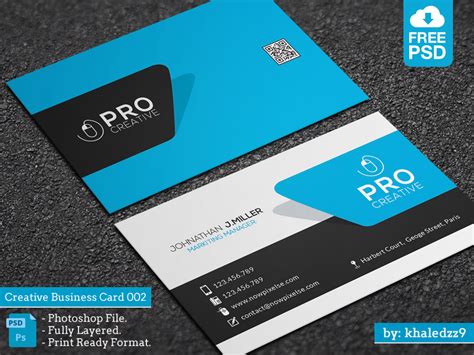 Creative Business Card 002 by khaledzz9 on DeviantArt