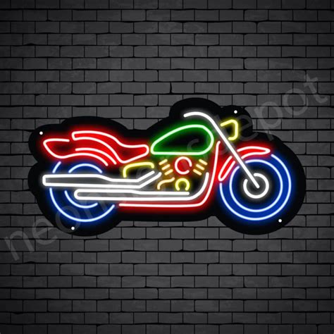 Motorcycle Yellow Neon Bar Sign - Neon Signs Depot