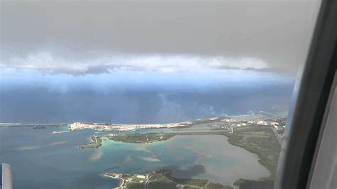 Landing at Guam Int'l Airport. - YouTube