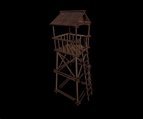 ArtStation - Medieval Watchtower - 5 | PBR, 4K | Game Assets