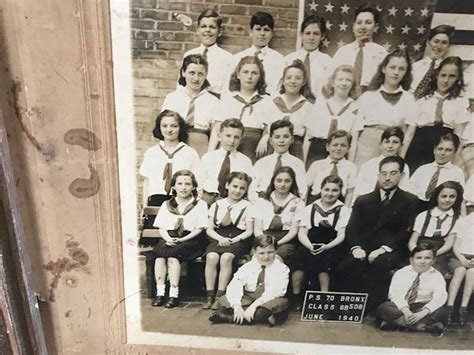 Amazing 1940 Bronx PS 70 class photo | Etsy