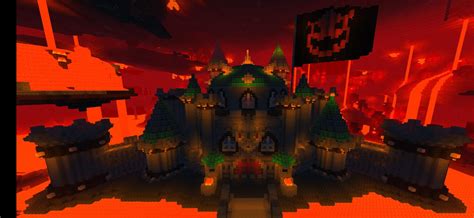 Bowsers castle in minecraft : r/Minecraftbuilds