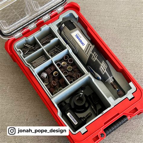 Milwaukee Dremel 8220 Insert for Compact Organiser By Jonah Pope Desig ...