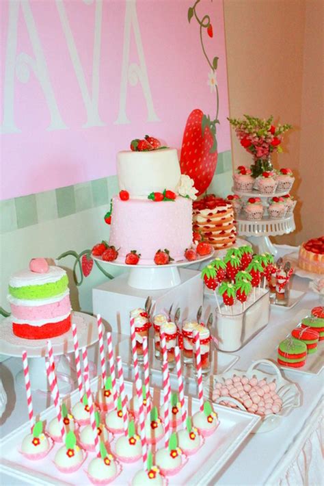 Strawberry Shortcake Birthday Party Ideas | Photo 2 of 21 | Catch My Party