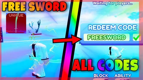 [EXPIRED] NEW CODE GIVES FREE SWORD + SHOWING ALL CODES IN BLADE BALL ...