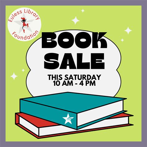 ELF Bi-Annual Book Sale | Mary Lib Saleh Euless Public Library