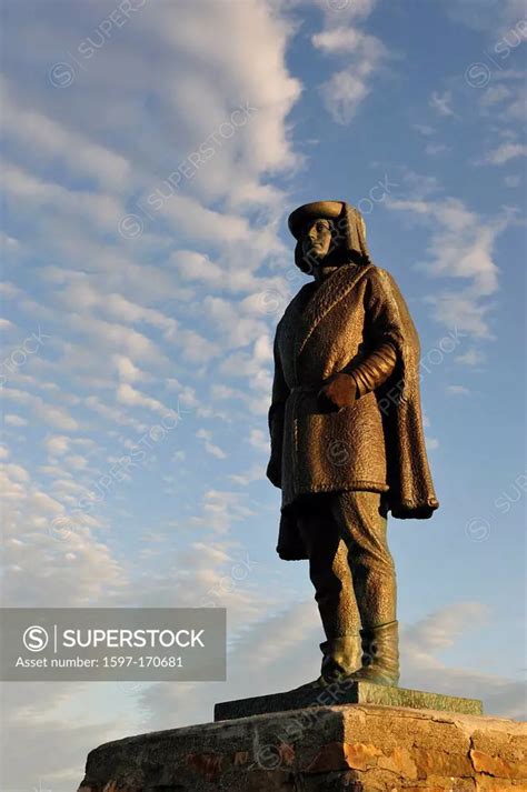 John Cabot, Cabot, Statue, Bonavista, Newfoundland, Canada, - SuperStock