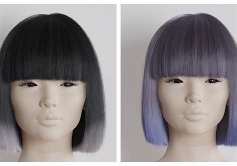 Realistic hair style | CGTrader