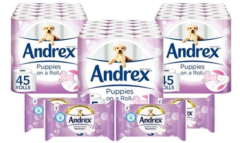 Andrex Puppies Toilet Rolls | Groupon