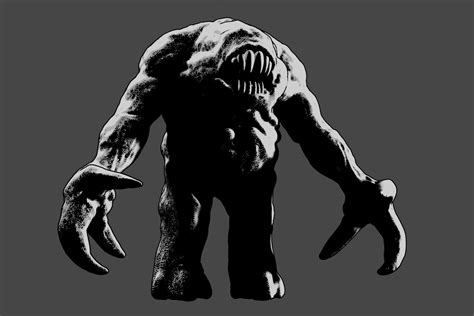 ArtStation - Quake 1 Shambler - Redesigned - Crosshatch Shader