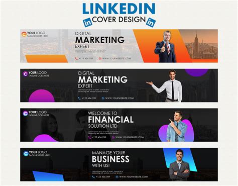 Linkedin Cover Design on Behance