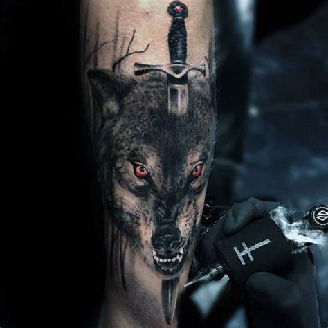 50 Realistic Wolf Tattoo Designs For Men - Canine Ink Ideas