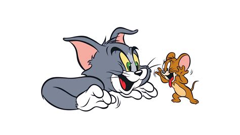 Tom & Jerry Wallpaper 4K, 8K, Cartoon, 5K, White background