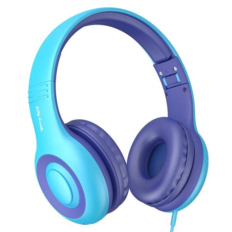 Kids Headphones, Jelly Comb Foldable Wired Over-Ear Headphones for ...